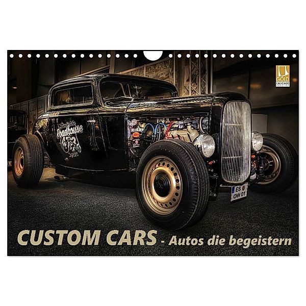 Custom Cars - Autos die begeistern (Wandkalender 2024 DIN A4 quer), CALVENDO Monatskalender, Eleonore Swierczyna