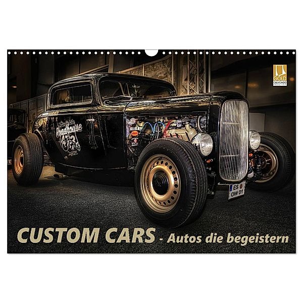 Custom Cars - Autos die begeistern (Wandkalender 2024 DIN A3 quer), CALVENDO Monatskalender, Eleonore Swierczyna