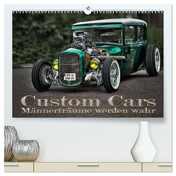 Custom Cars - Männerträume werden wahr (hochwertiger Premium Wandkalender 2024 DIN A2 quer), Kunstdruck in Hochglanz, Eleonore Swierczyna