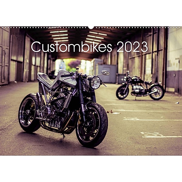 Custombikes 2023 (Wandkalender 2023 DIN A2 quer), Snpshts-Fotografie