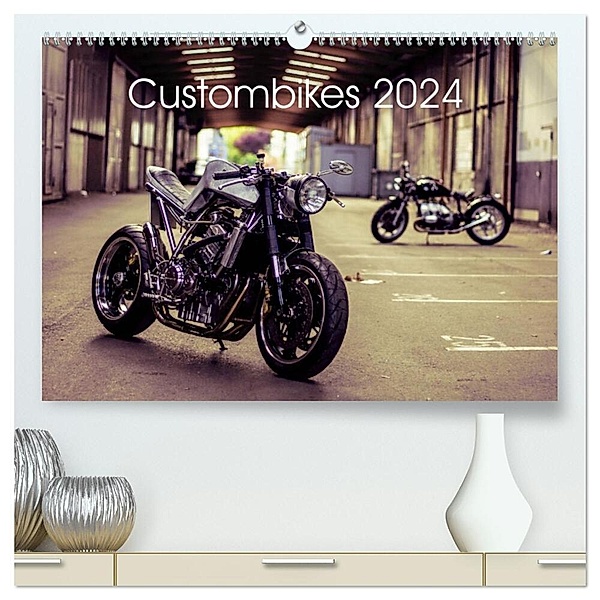Custombikes 2024 (hochwertiger Premium Wandkalender 2024 DIN A2 quer), Kunstdruck in Hochglanz, Snpshts-Fotografie