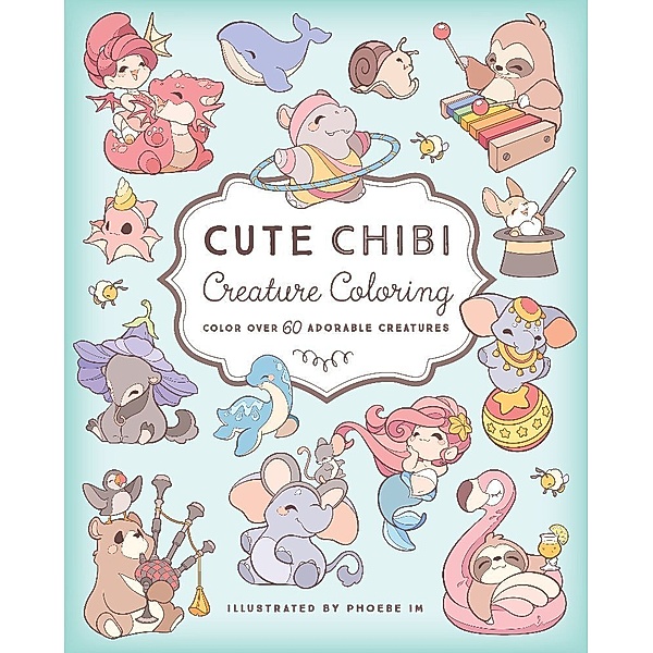 Cute Chibi Creature Coloring, Phoebe Im