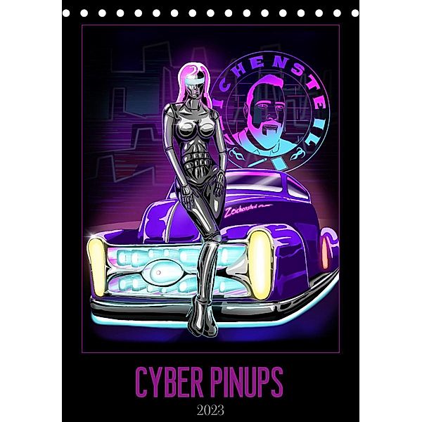 CYBER PINUPS (Tischkalender 2023 DIN A5 hoch), Zeichensteil