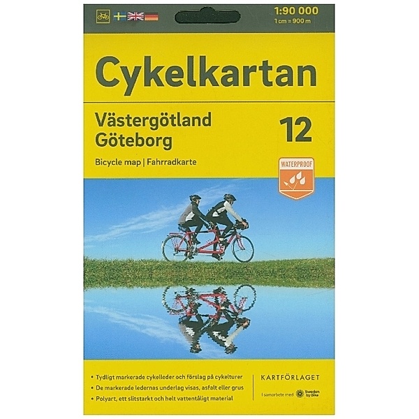 Cykelkartan Blad 12 Västergötland/Göteborg