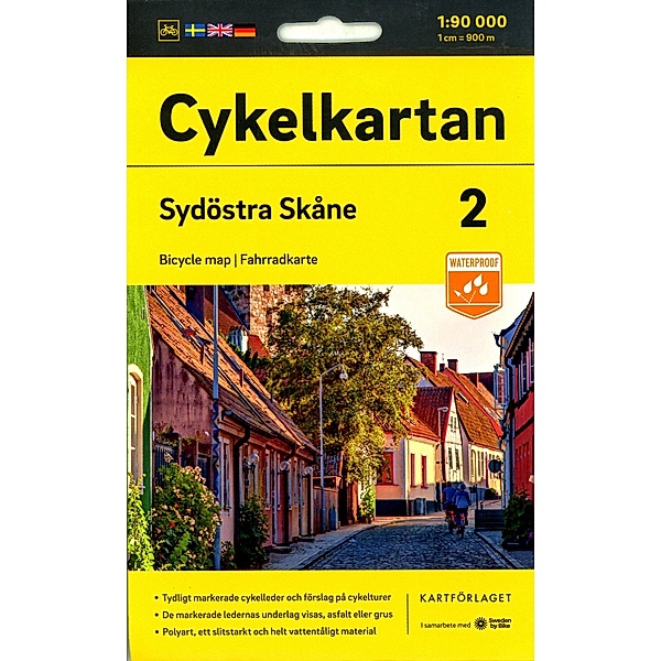 Cykelkartan Blad 2 Sydöstra Skåne