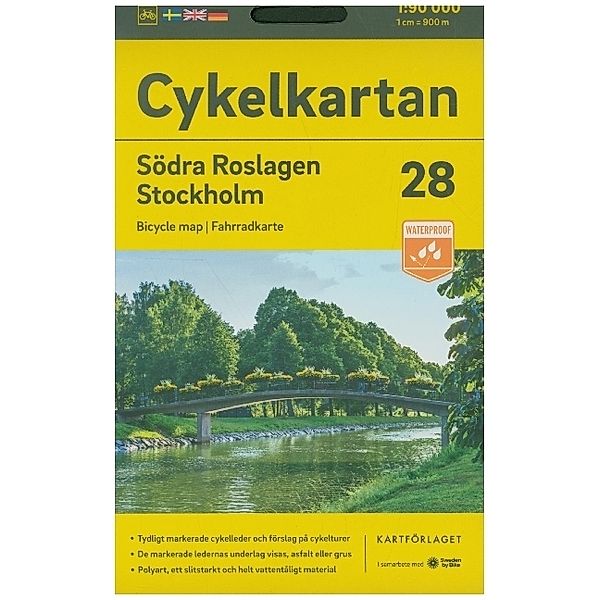 Cykelkartan Blad 28 S:a Roslagen/Stockholm