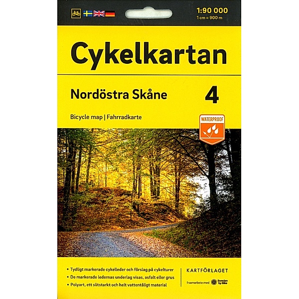 Cykelkartan Blad 4 Nordöstra Skåne