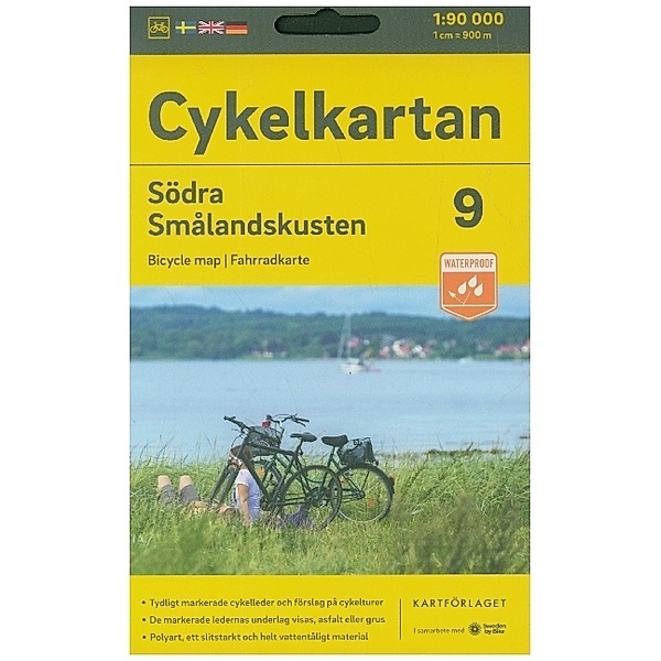 Cykelkartan Blad 9 Södra Smålandskusten
