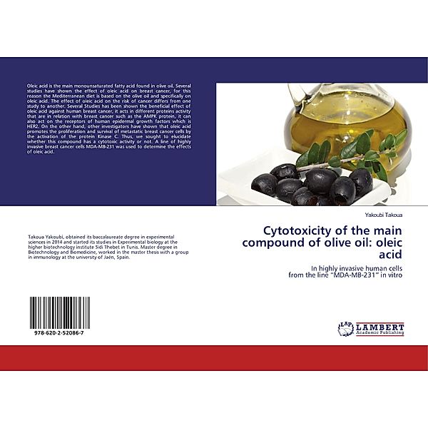Cytotoxicity of the main compound of olive oil: oleic acid, Yakoubi Takoua