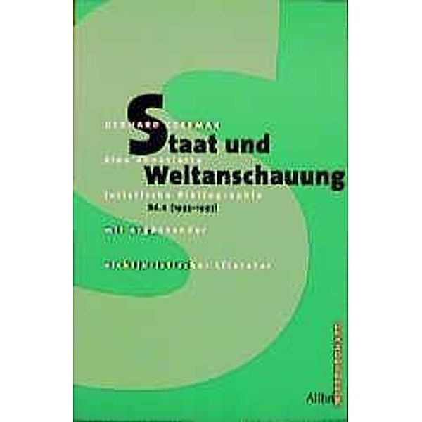 Czermak, G: Staat und Weltanschauung Band 2 (1993-1997), Gerhard Czermak