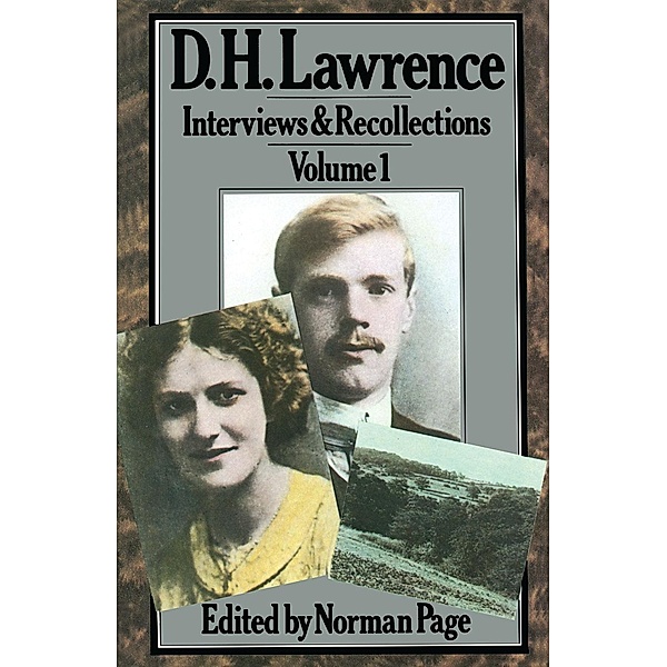 D. H. Lawrence / Interviews and Recollections, Norman Page