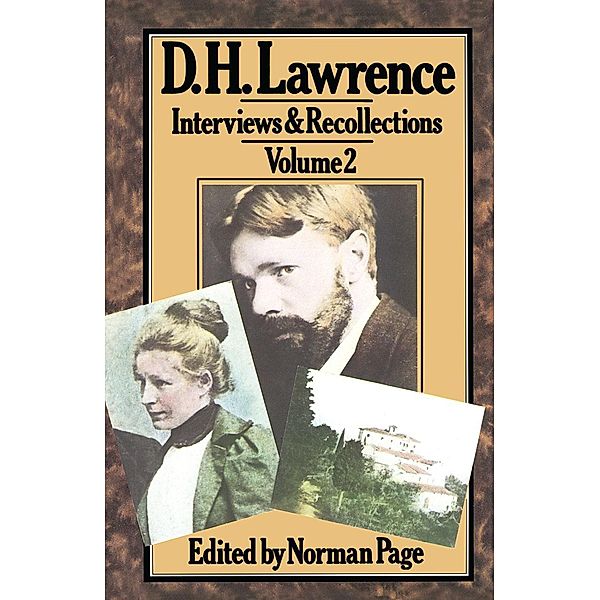 D. H. Lawrence / Interviews and Recollections, Norman Page