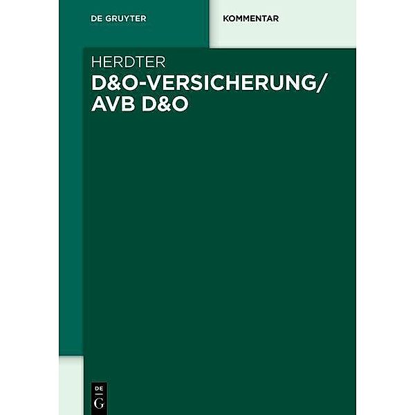 D&O-Versicherung/AVB D&O