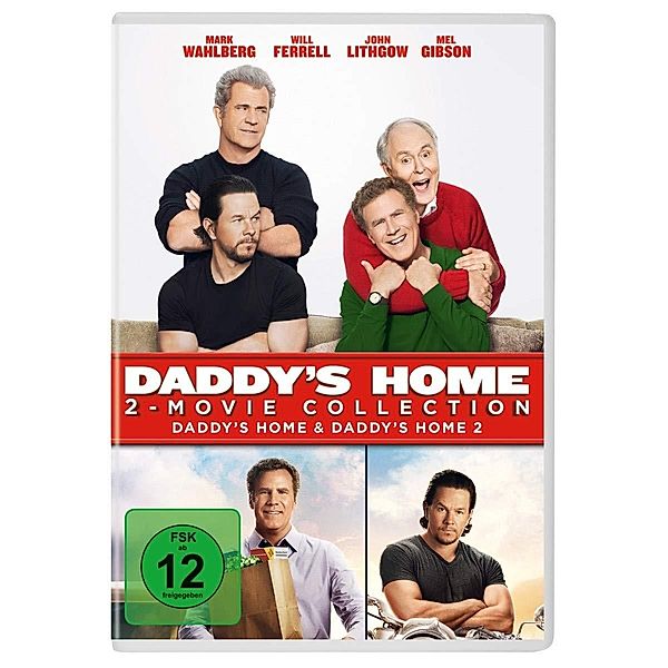 Daddy's Home 1 & 2, Will Ferrell Linda Cardellini Mark Wahlberg
