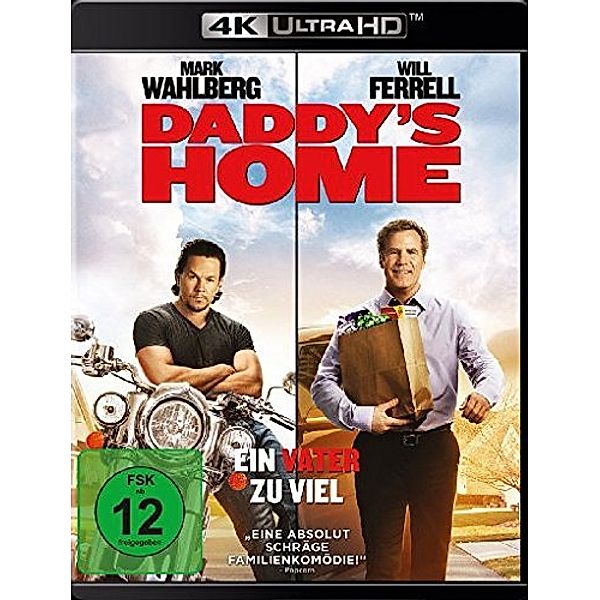 Daddy's Home - Ein Vater zu viel (4K Ultra HD), Will Ferrell Linda Cardellini Mark Wahlberg