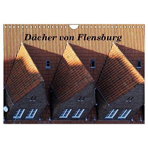 Dächer von Flensburg (Wandkalender 2025 DIN A4 quer), CALVENDO Monatskalender, Calvendo, Malkidam