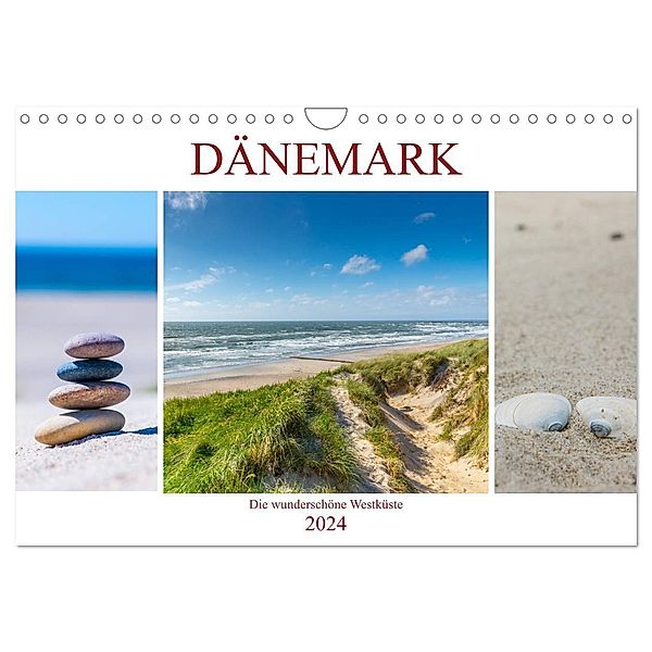 Dänemark - Die wunderschöne Westküste (Wandkalender 2024 DIN A4 quer), CALVENDO Monatskalender, Christine Nöh