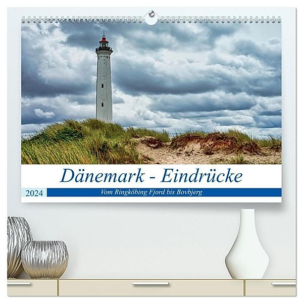 Dänemark - Eindrücke Vom Ringköbing Fjord bis Bovbjerg (hochwertiger Premium Wandkalender 2024 DIN A2 quer), Kunstdruck in Hochglanz, Michael Fiolka, Ute Regel-Fiolka