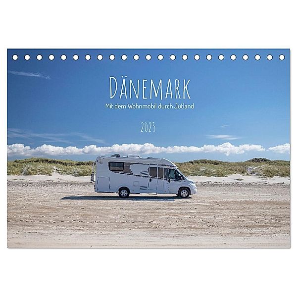 Dänemark - Mit dem Wohnmobil durch Jütland (Tischkalender 2025 DIN A5 quer), CALVENDO Monatskalender, Calvendo, Martin Winzer