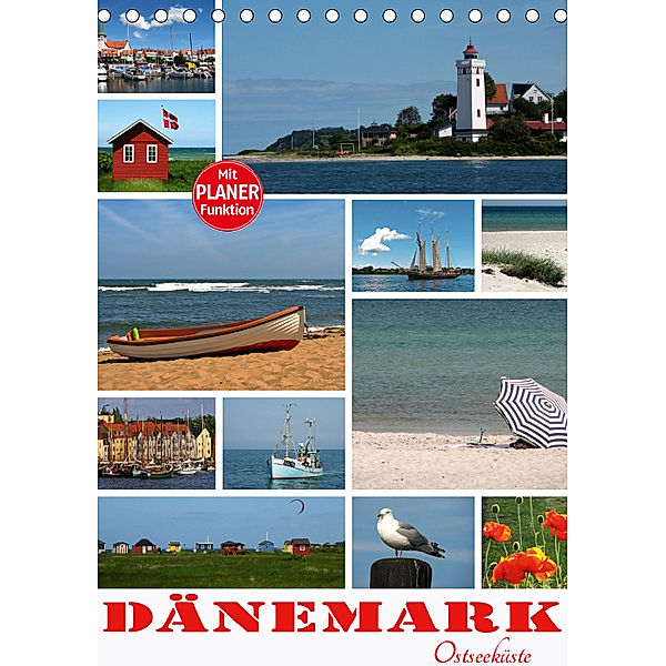 Dänemark - Ostseeküste (Tischkalender 2019 DIN A5 hoch), N N