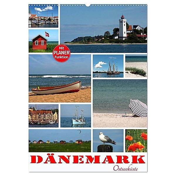 Dänemark - Ostseeküste (Wandkalender 2024 DIN A2 hoch), CALVENDO Monatskalender, Calvendo