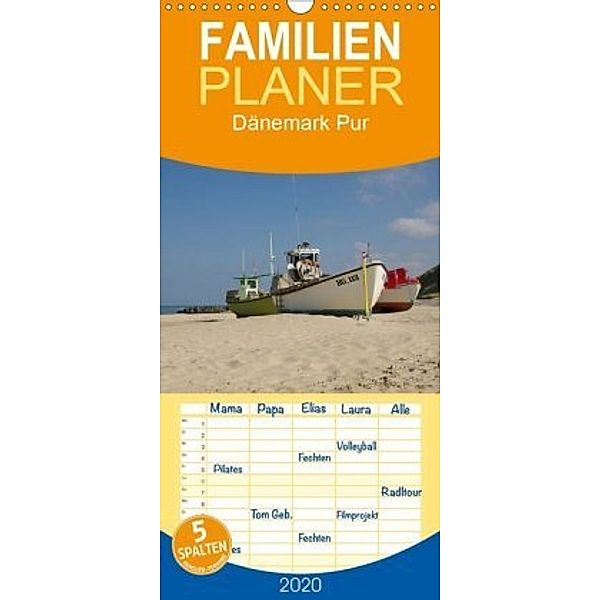 Dänemark Pur - Familienplaner hoch (Wandkalender 2020 , 21 cm x 45 cm, hoch), Werner Prescher
