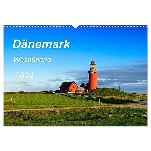 Dänemark Westjütland (Wandkalender 2024 DIN A3 quer), CALVENDO Monatskalender, Heinz Pompsch