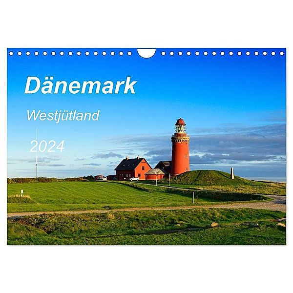 Dänemark Westjütland (Wandkalender 2024 DIN A4 quer), CALVENDO Monatskalender, Heinz Pompsch