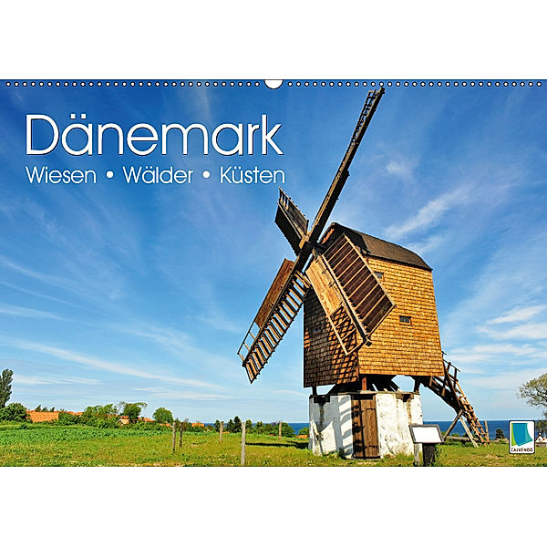 Dänemark: Wiesen, Wälder und Küsten (Wandkalender 2019 DIN A2 quer), Calvendo