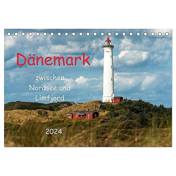 Dänemark zwischen Nordsee und Limfjord (Tischkalender 2024 DIN A5 quer), CALVENDO Monatskalender, Heinz Pompsch