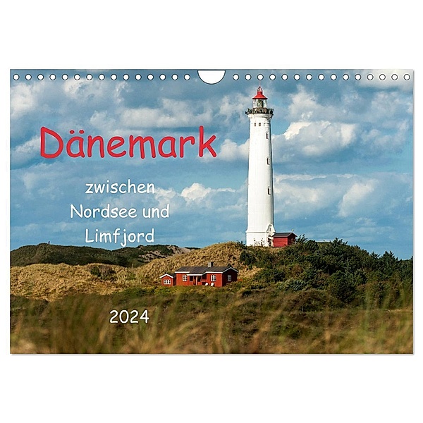 Dänemark zwischen Nordsee und Limfjord (Wandkalender 2024 DIN A4 quer), CALVENDO Monatskalender, Heinz Pompsch