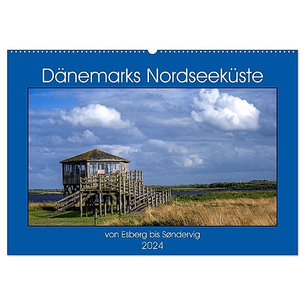 Dänemarks Nordseeküste - von Esbjerg bis Sondervig (Wandkalender 2024 DIN A2 quer), CALVENDO Monatskalender, Calvendo, Dieter W. Hack