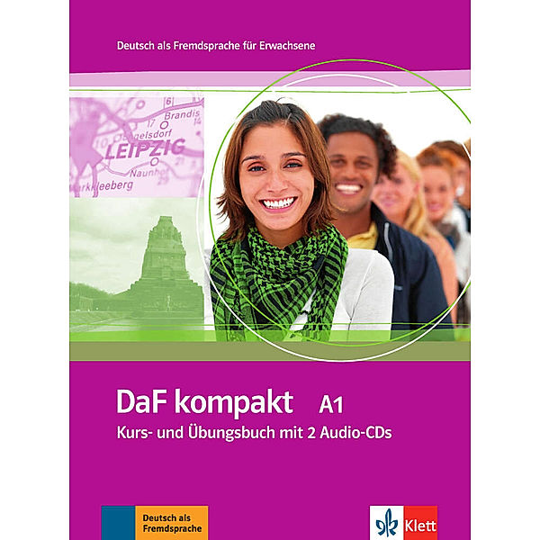 DaF kompakt / Kurs- und Übungsbuch A1, m. 2 Audio-CDs