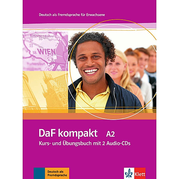 DaF kompakt / Kurs- und Übungsbuch A2, m. 2 Audio-CDs