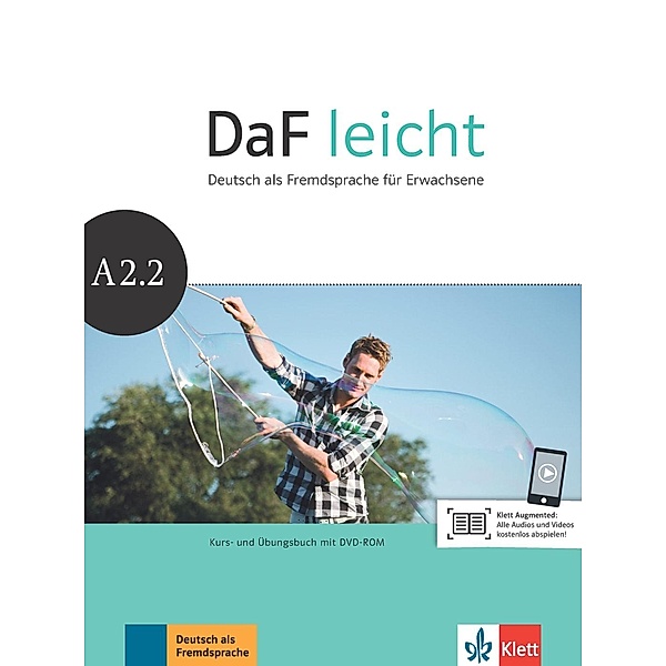 DaF leicht: Bd.A2.2 Kurs- und Übungsbuch, m. DVD-ROM