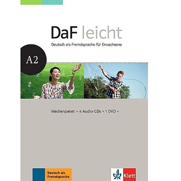 DaF leicht: Bd.A2 Medienpaket, 4 Audio-CDs + 1 DVD, Sabine Jentges, Elke Körner, Angelika Lundquist-Mog, Kerstin Reinke, Eveline Schwarz, Kathrin Sokolowski