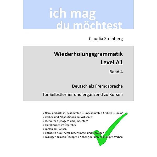 DaF - Wiederholungsgrammatik A1 - Band 4, Claudia Steinberg