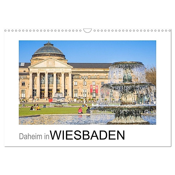 Daheim in Wiesbaden (Wandkalender 2024 DIN A3 quer), CALVENDO Monatskalender, Dietmar Scherf