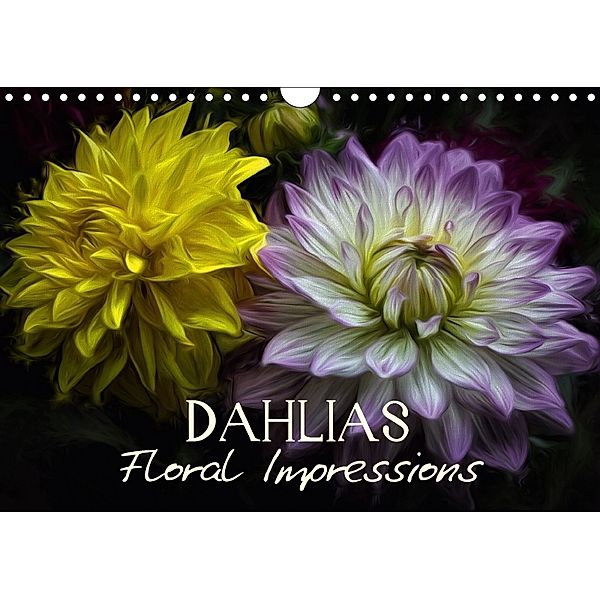 Dahlias Floral Impressions (Wall Calendar 2018 DIN A4 Landscape), Vronja Photon