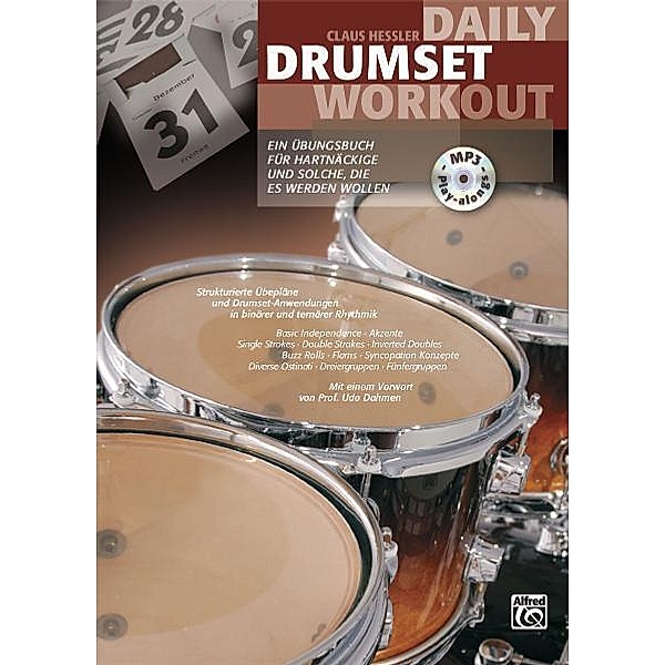 Daily Drumset Workout, m. MP3-CD, Claus Hessler