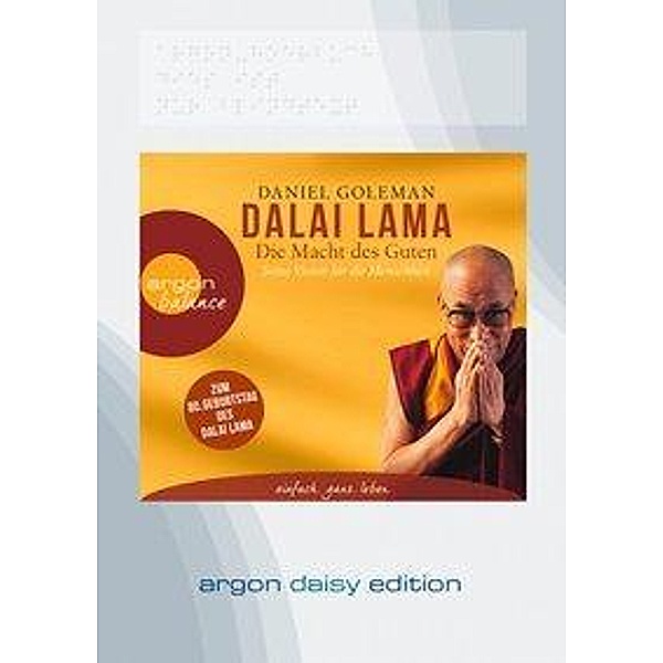 Dalai Lama - Die Macht des Guten, 1 Audio-CD, MP3 (DAISY Edition), Daniel Goleman