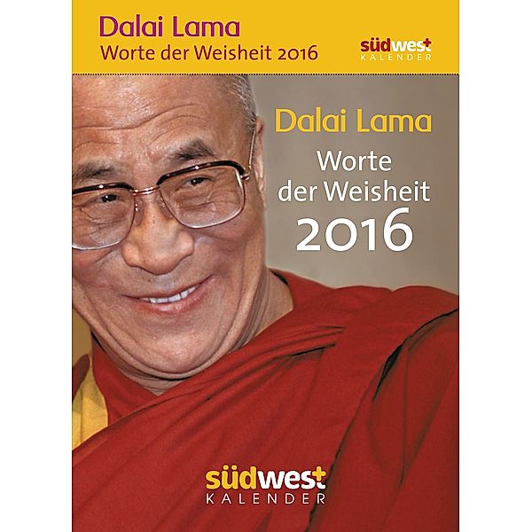 Dalai Lama - Worte der Weisheit 2016 Textabreißkalender