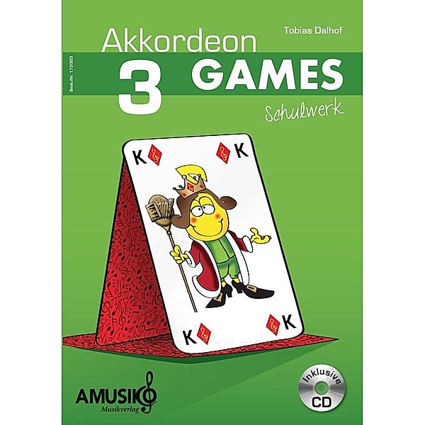 Dalhof, T: Akkordeon GAMES 3/m. CD, Tobias Dalhof