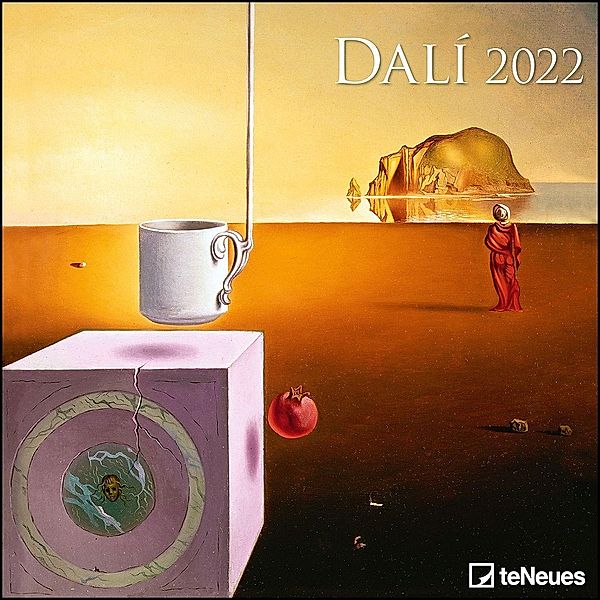 Dali 2022 - Wand-Kalender - Broschüren-Kalender - 30x30 - 30x60 geöffnet - Kunst-Kalender