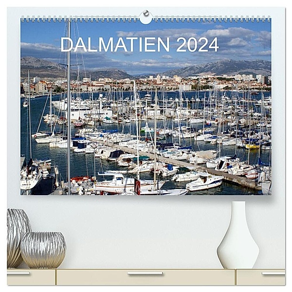 Dalmatien 2024 (hochwertiger Premium Wandkalender 2024 DIN A2 quer), Kunstdruck in Hochglanz, Rainer Witkowski