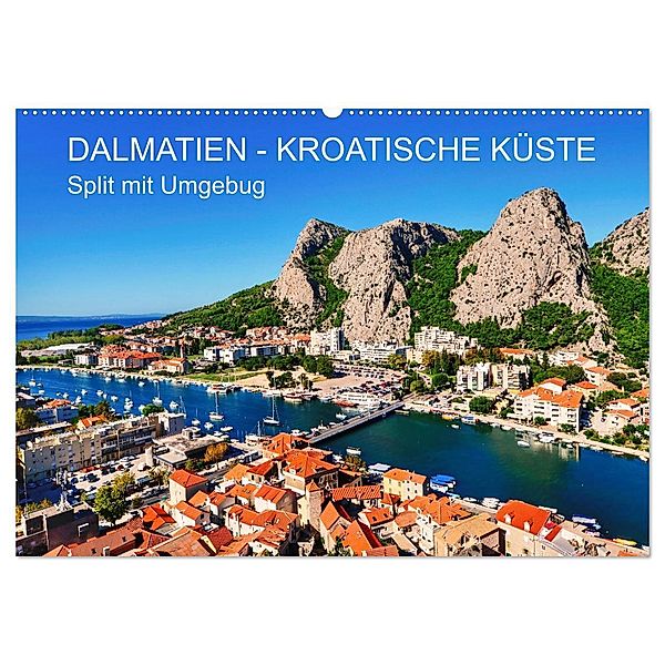 DALMATIEN - KROATISCHE KÜSTE - Split mit Umgebung (Wandkalender 2025 DIN A2 quer), CALVENDO Monatskalender, Calvendo, Reinhard Balzerek