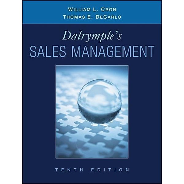 Dalrymple's Sales Management, Douglas J. Dalrymple, William L. Cron, Thomas E. DeCarlo