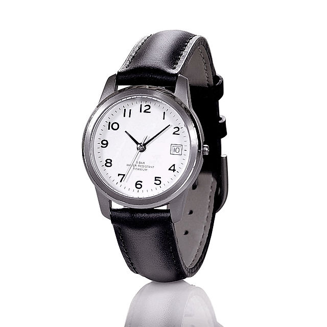 Damen-Armbanduhr, aus Titan, Gehäuse-Ø: 25 mm | Weltbild.ch