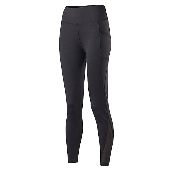 Damen-Sportleggings, schwarz (Grösse: M)