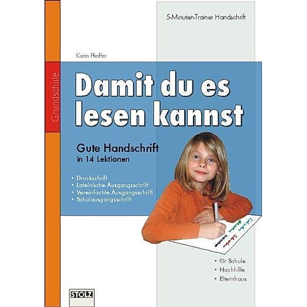 Damit du es lesen kannst, Karin Pfeiffer